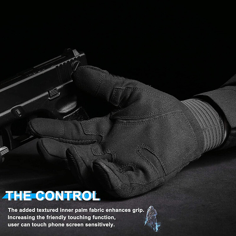 Tactical Gloves Touchscreen Police Combat Motorcycle Driving Training Work Gear