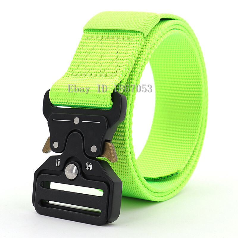 125cm Quick Release Men Tactical Buckle Belt Military Nylon Belt Training Strap