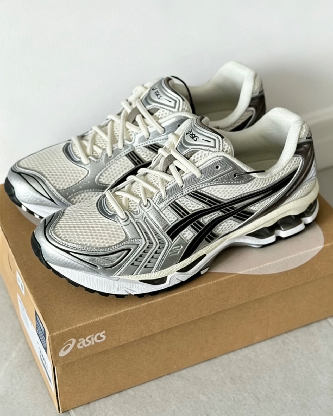 ASICS Gel-Kayano 14 Cream Black Metallic Plum Y2K Retro Men’s Sneakers