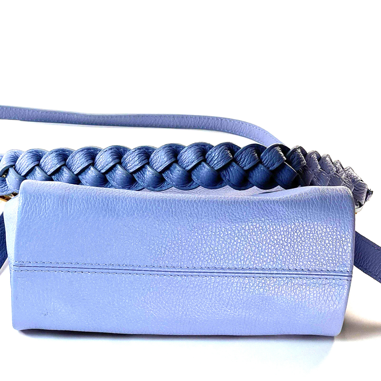 NEW! Italian Genuine Pebbled Leather Purse Combination Handbag/Crossover Design