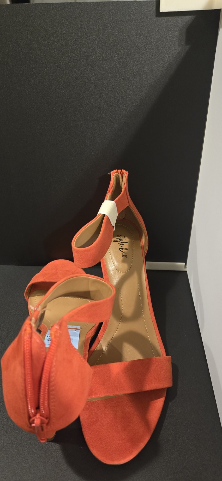 Style Co Orange Heels