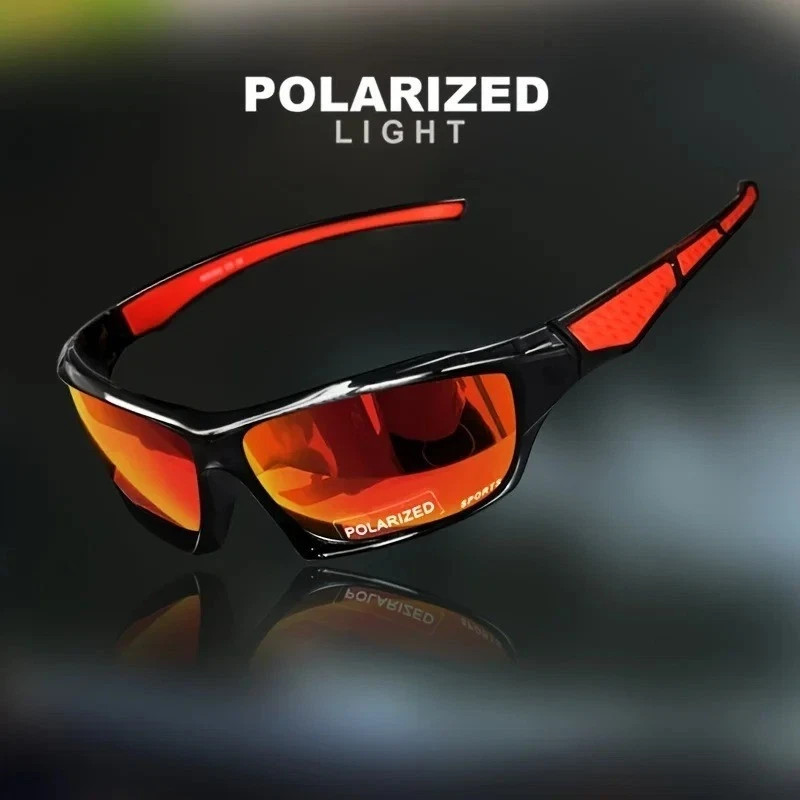 Polarized Sports Sunglasses UV400 Men Driving Fishing Cycling Mirror Shades USA
