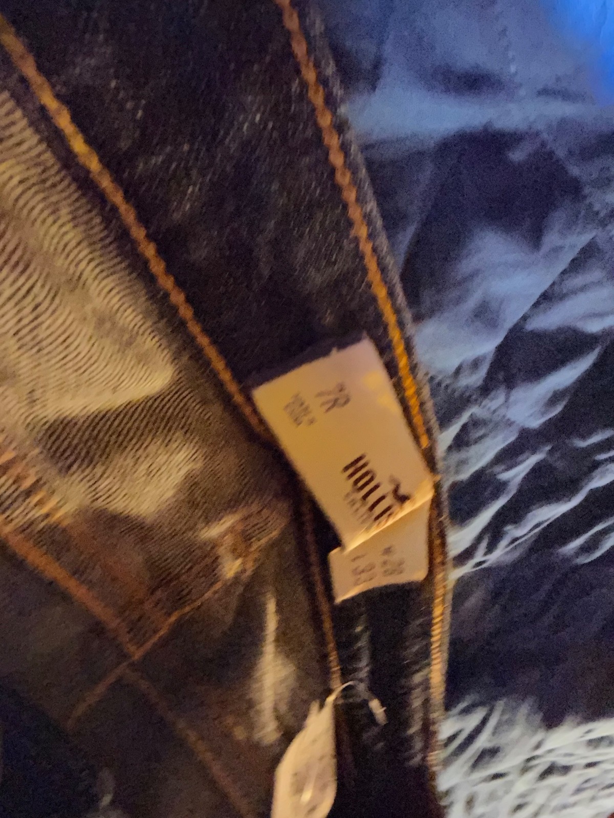 Hollister Skinny Jeans, #3E0934 Blue Denim Wash Button Fly Size 28×32