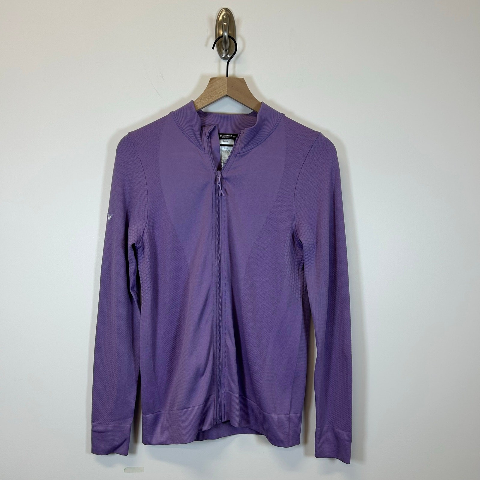 NWT LEVEL WEAR The Breaker Lilac/Purple Fullzip Athletic Jacket Women’s S