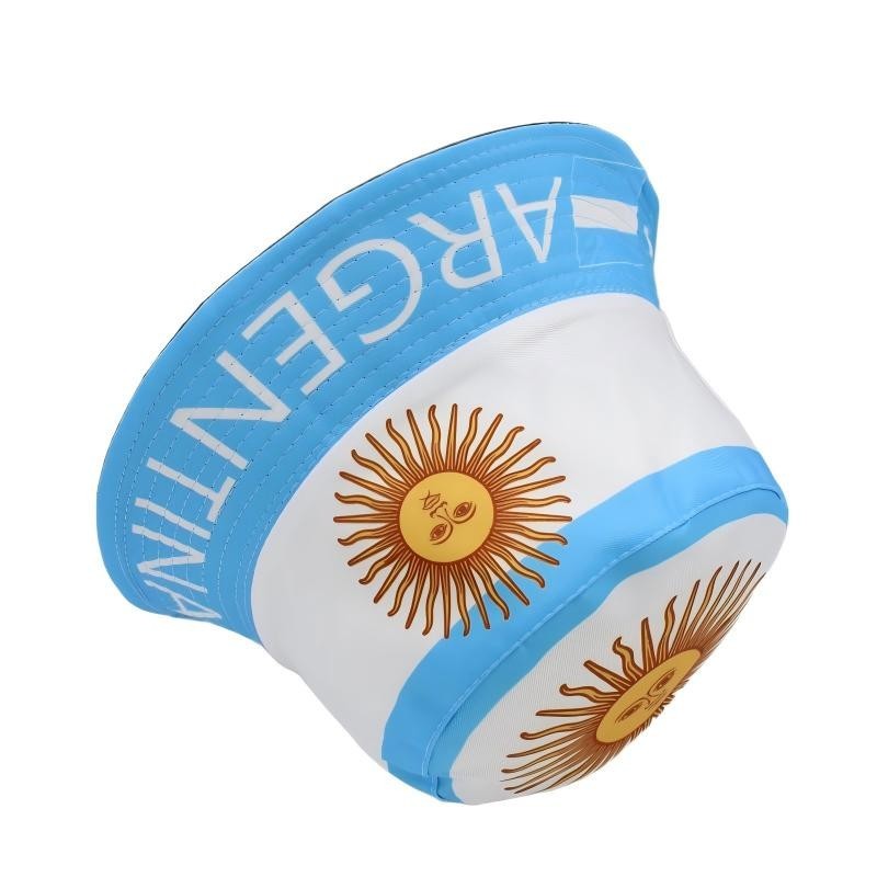 Argentina Flag Bucket Hat Reversible Hat Argentina Bucket Hat Summer Arg Hat