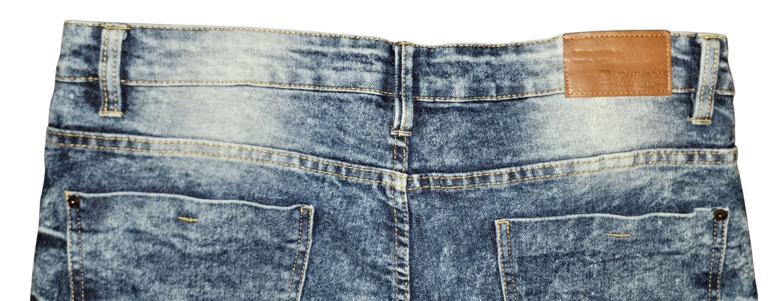 Y2k Southpole Sz 36 Mens Blue Distressed 90s Grunge Hip Hop Denim Jeans