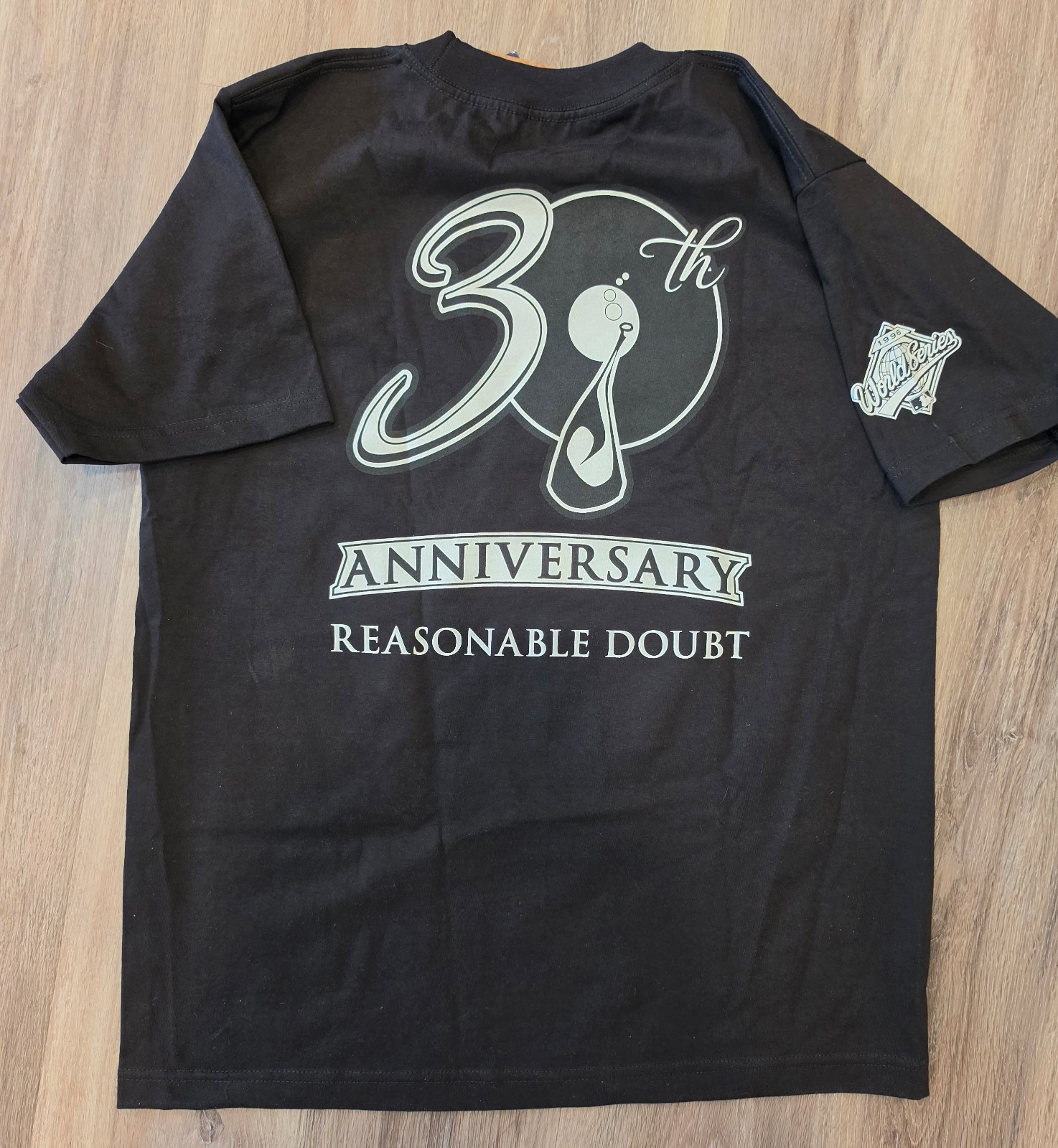 Jay-Z Reasonable Doubt Yankees Tee Size L or XL Mitchell & Ness Authentic NWT