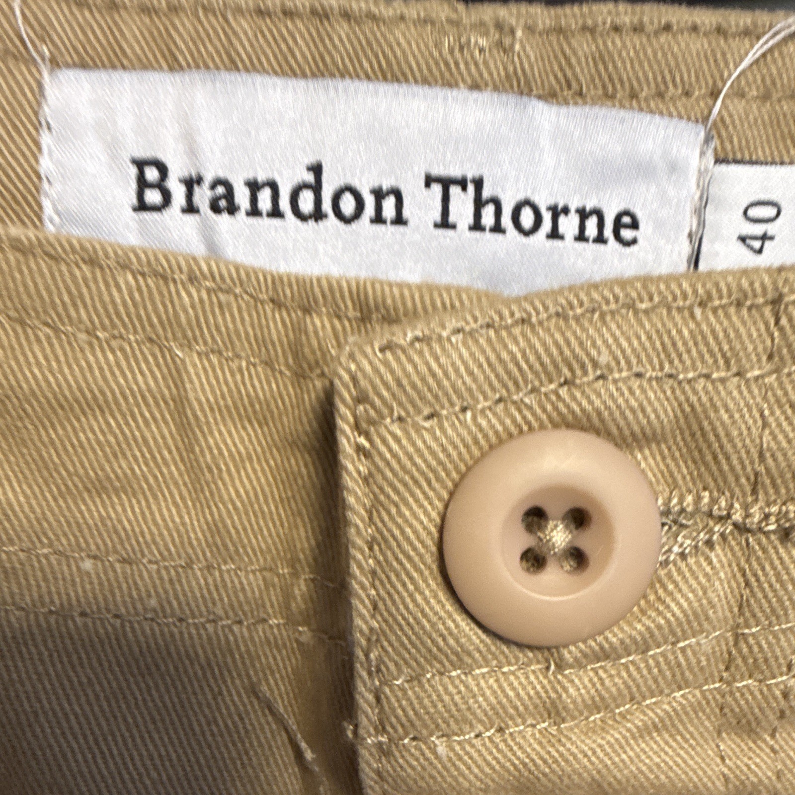 Brandon Thorne Cargo Pants Size 40×32 Men’s Khaki