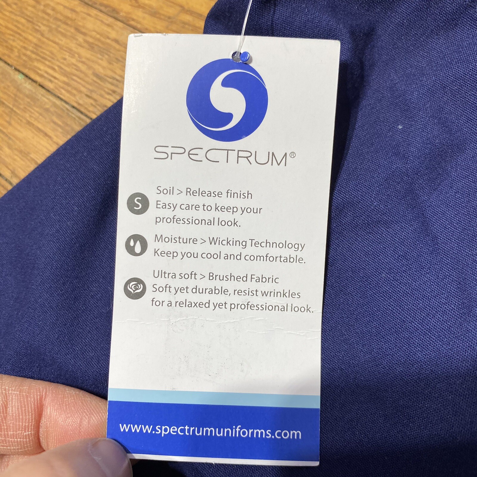 Spectrum Scrub Bottoms Size Large NEW WITH TAGS – Cargo Pocket Elastic Waist