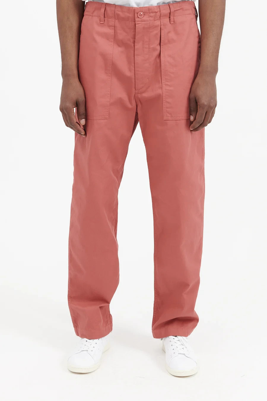 ENGINEERED GARMENTS NEW YORK PINK 6.5OZ FLAT TWILL FATIGUE PANTS MADE IN USA