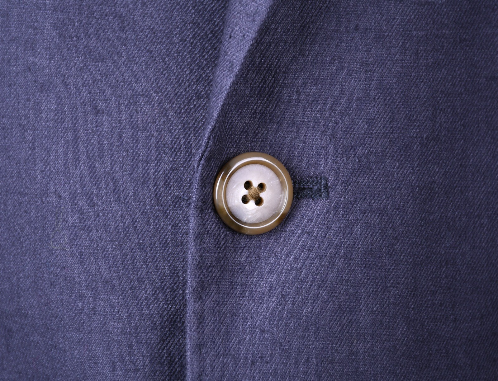J.Crew Navy Blue Cotton Hemp Blend Patch Pocket Casual Blazer Sport Coat 40R