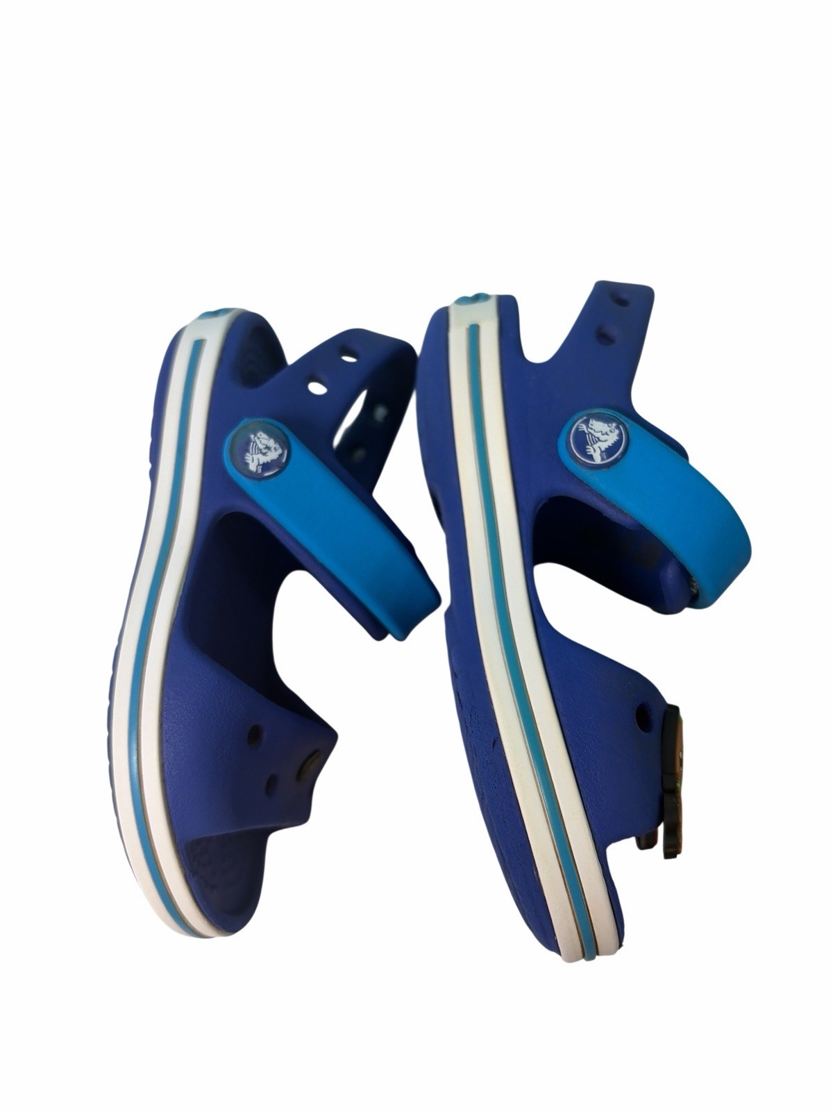 Crocs Crocband Sandals Kids Toddler Cerulean Blue Ocean Size C6 Waterproof