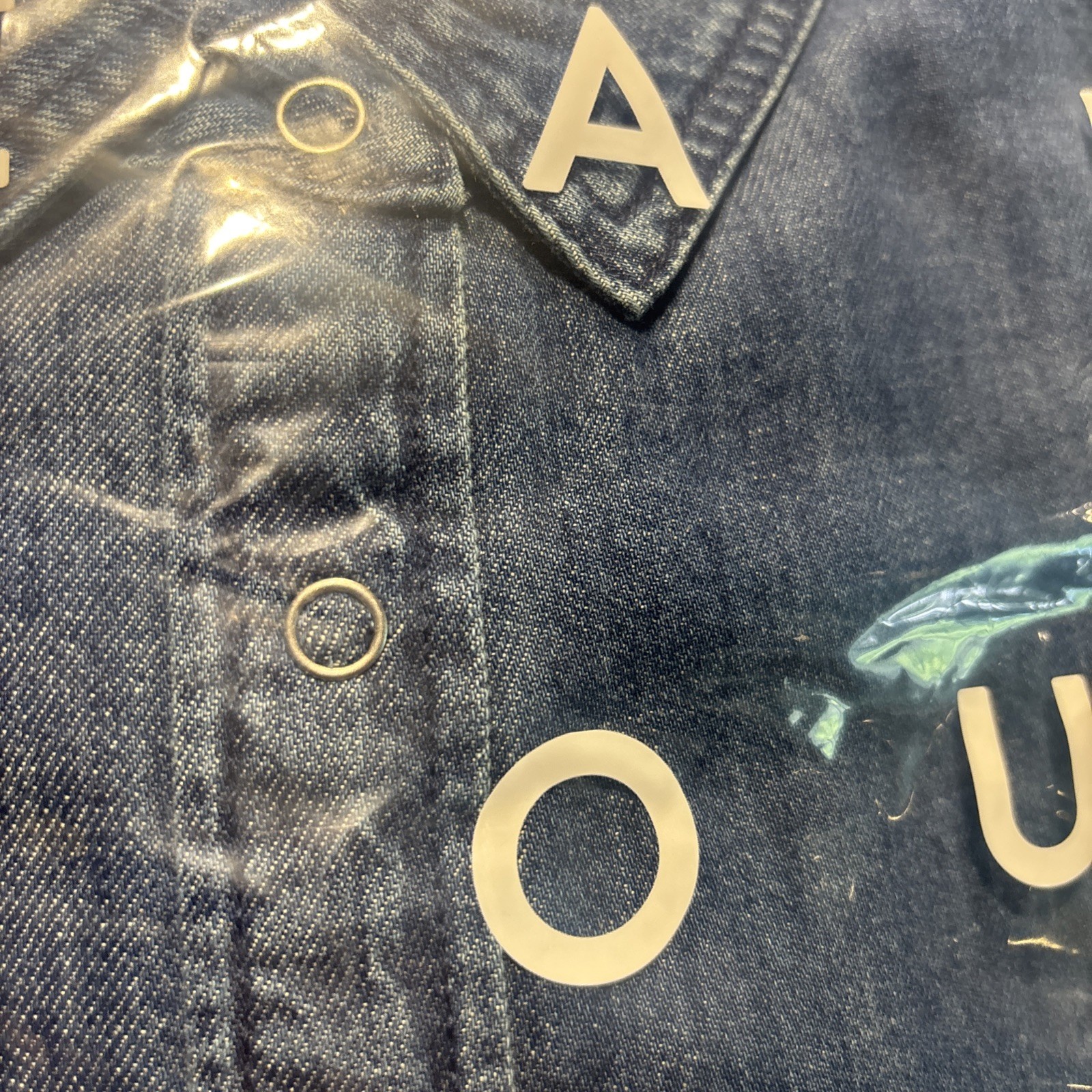 AYR The Deep End Oxford Button Down Shirt Women’s Size Small Deep Denim Blue