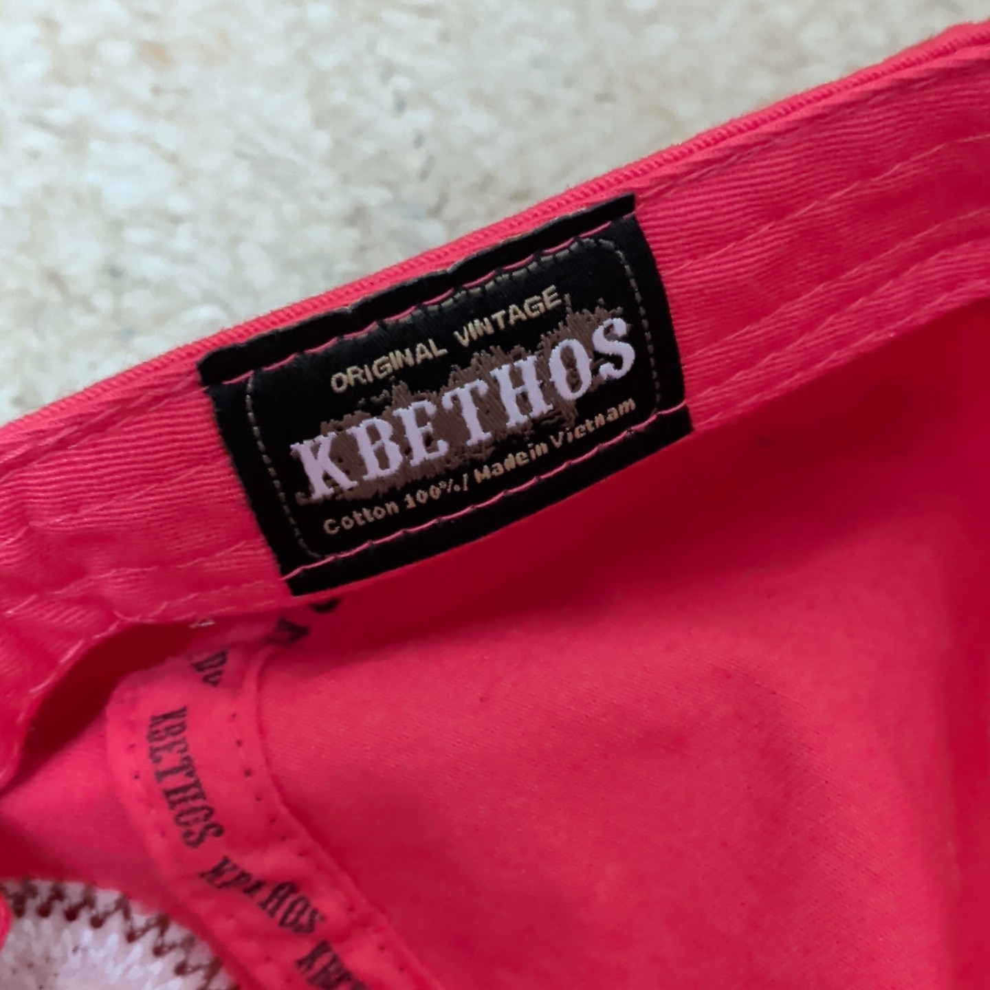 Kbethos Baseball Hat Fleur De Lis Womens Cap Embroidered Logo Rhinestones Pink