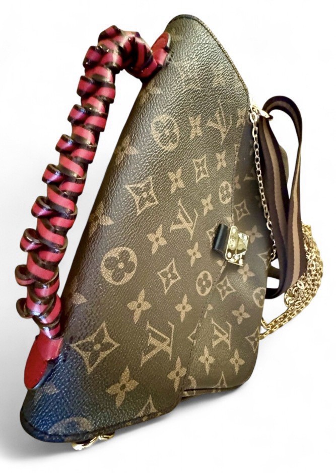 Louis Vuitton Pochette Metis Monogram Braided Handle Crossbody Bag Chain Strap⁠