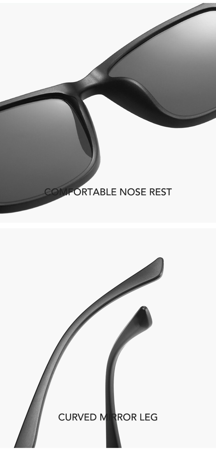Men’s HD Polarized Aviator Sunglasses Driving Sports Outdoor Fishing Eyewear