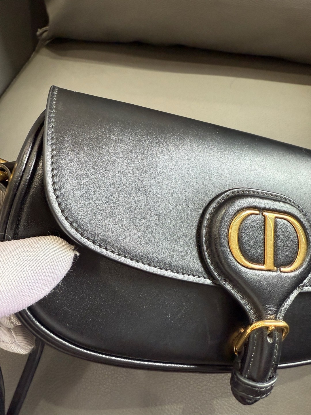 Dior Pre-Owned Authentic Luxury Handbag Black Free Tracked Shipping