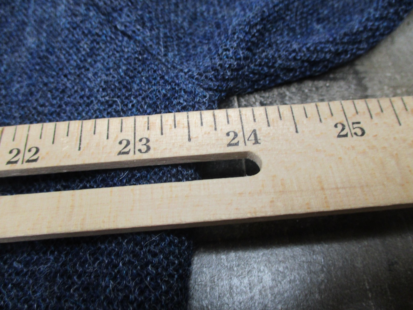 Stephen Kempson Sweater Mens Medium Blue Alpaca Pullover V Neck Bespoke England