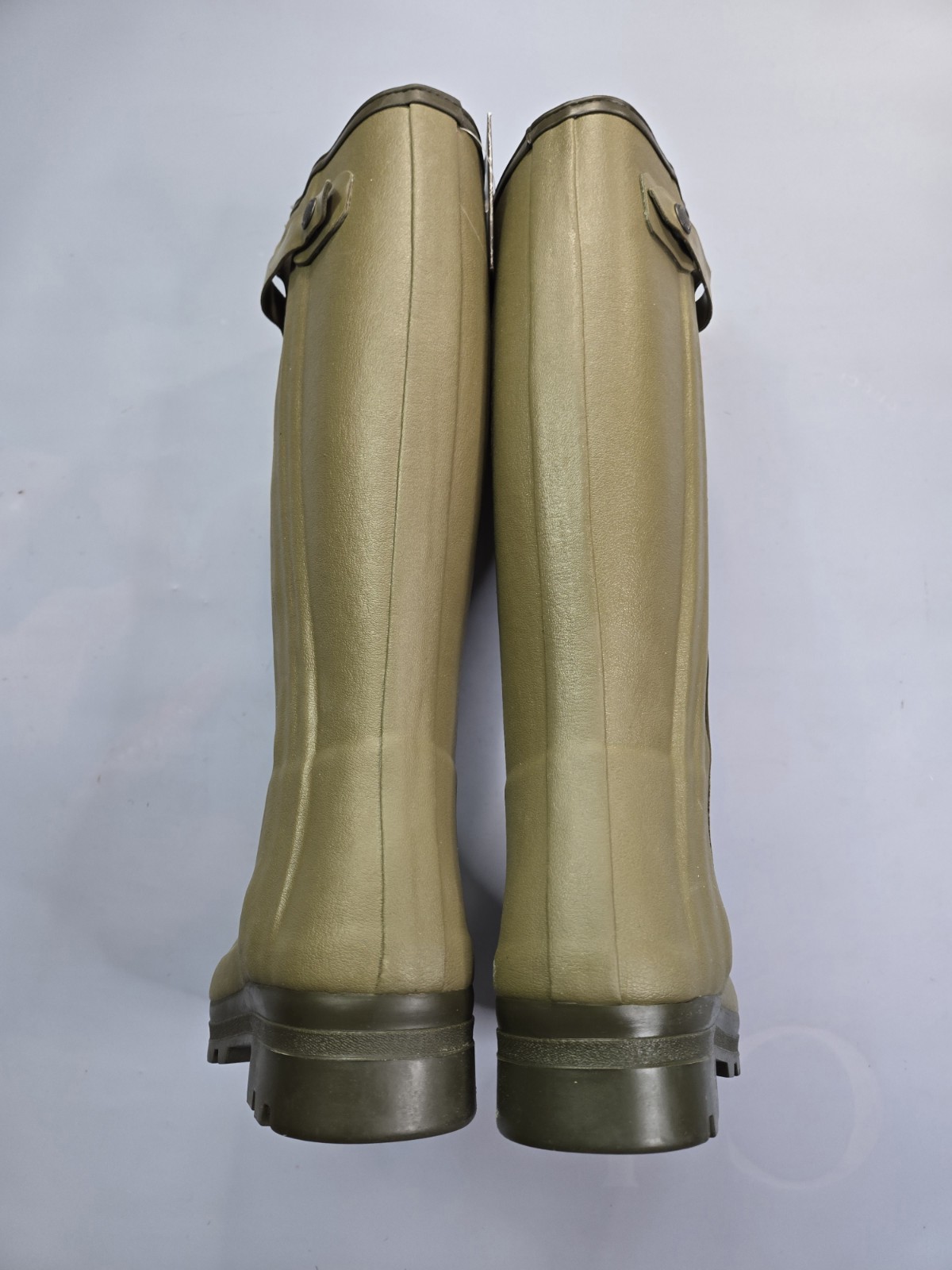 LE CHAMEAU CHASSEUR NEOPRENE LINED MEN’S ICONIC GREEN WELLINGTON BOOTS