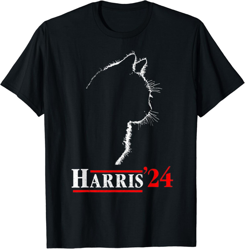 Cat Ladies Kamala Harris 2024 Comma La For The People, 47 I am Speaking T Shirt