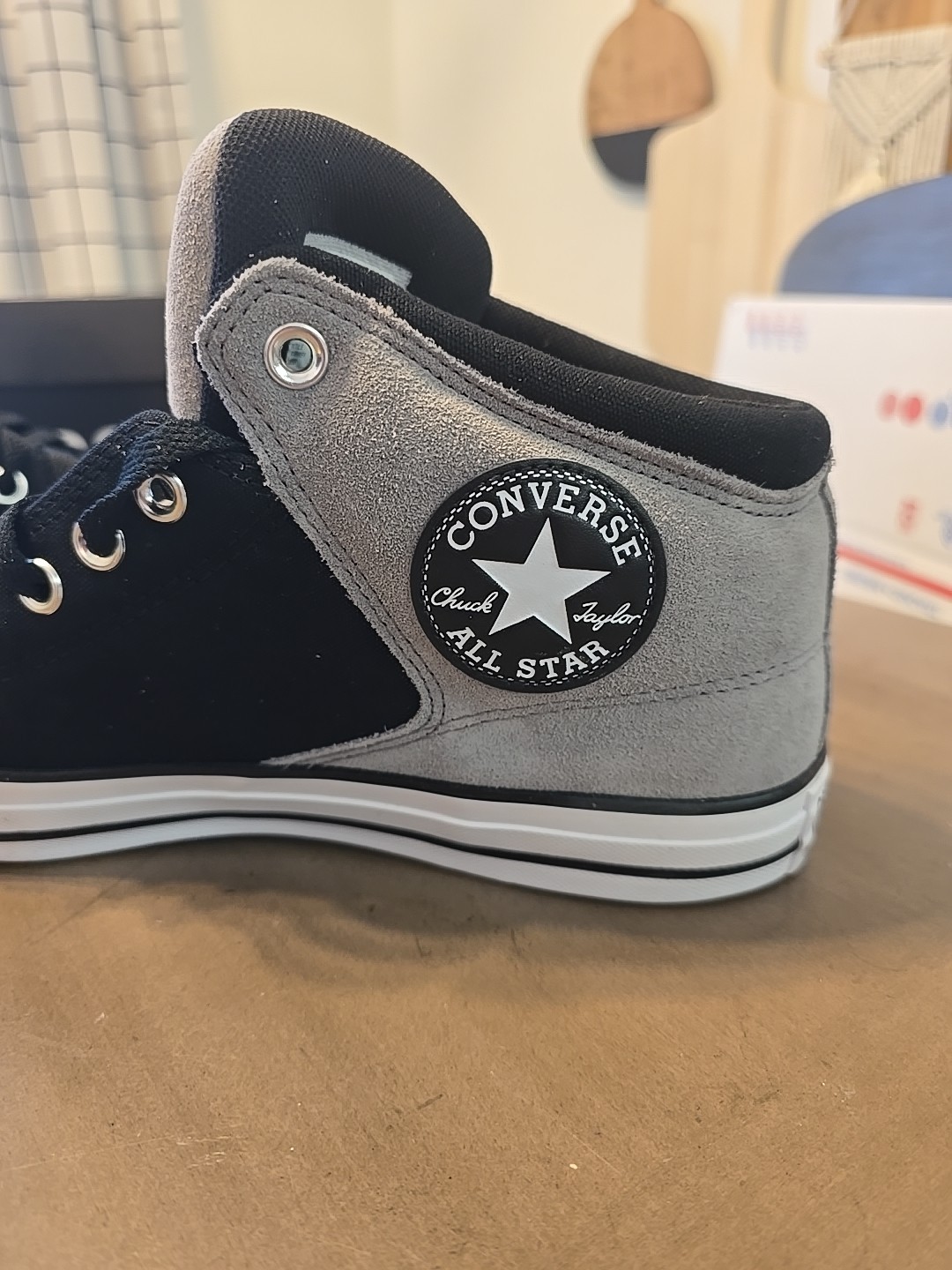 Converse CTAS High Street Mid Shoe Men Size 12 W 14 Gray/Black/White A16470C