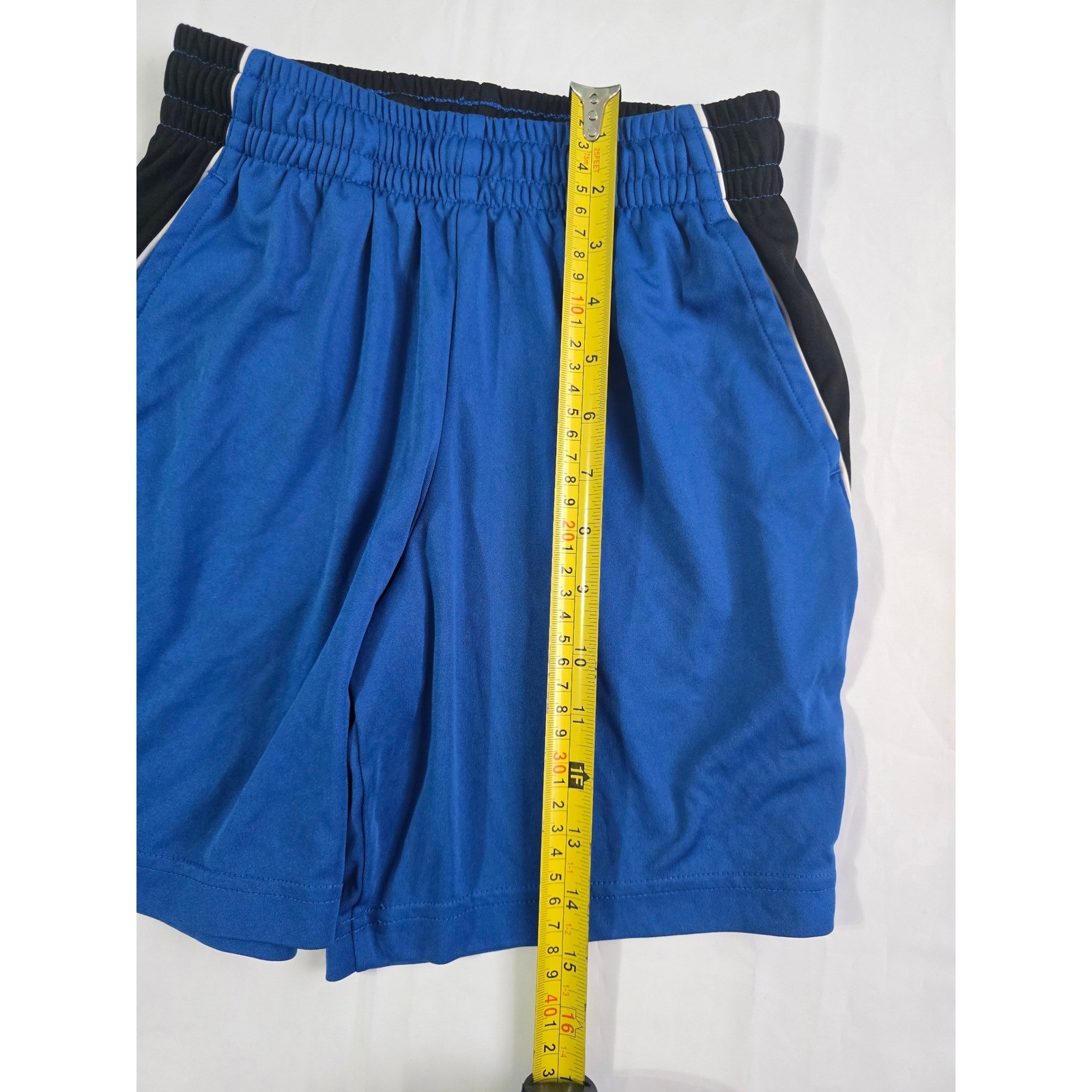 Tek Gear Boys Dry Tek Athletic Shorts Bundle Blue Black Size M 10/12 2 Pack
