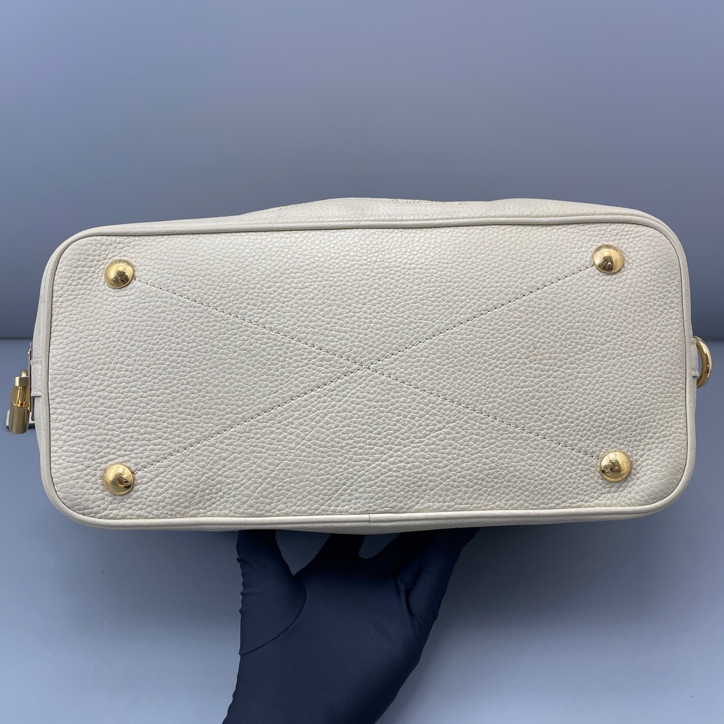 Louis Vuitton Pre-Owned Authentic Shoulder Bag Yellow 32*25*14cm