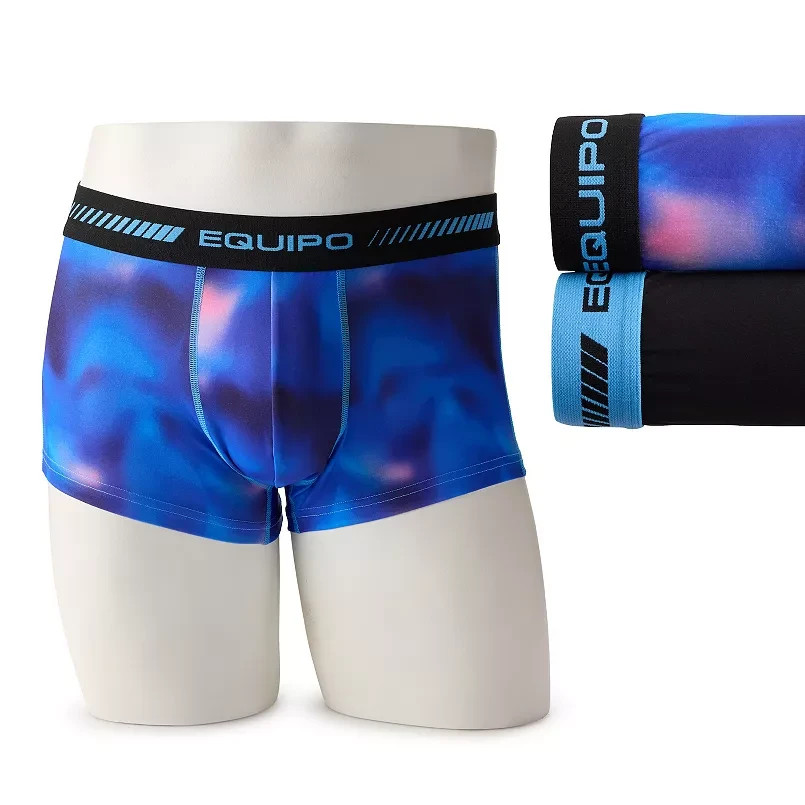 Equipo Brazilian Trunk Underwear Microfiber Stretch 2 Pack Multicolor Large