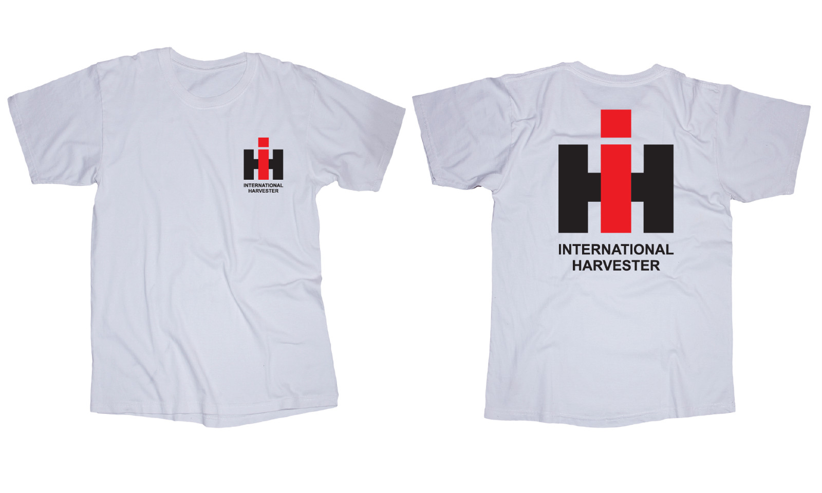 International Harvester logo white t-shirt