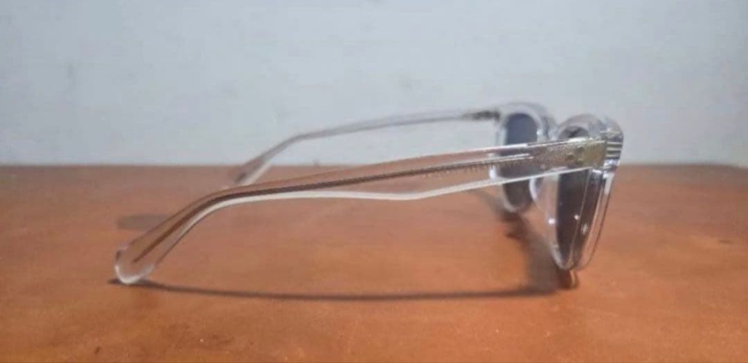 Oliver Peoples Clear Frame Sunglasses Blue Lens 51mm Used