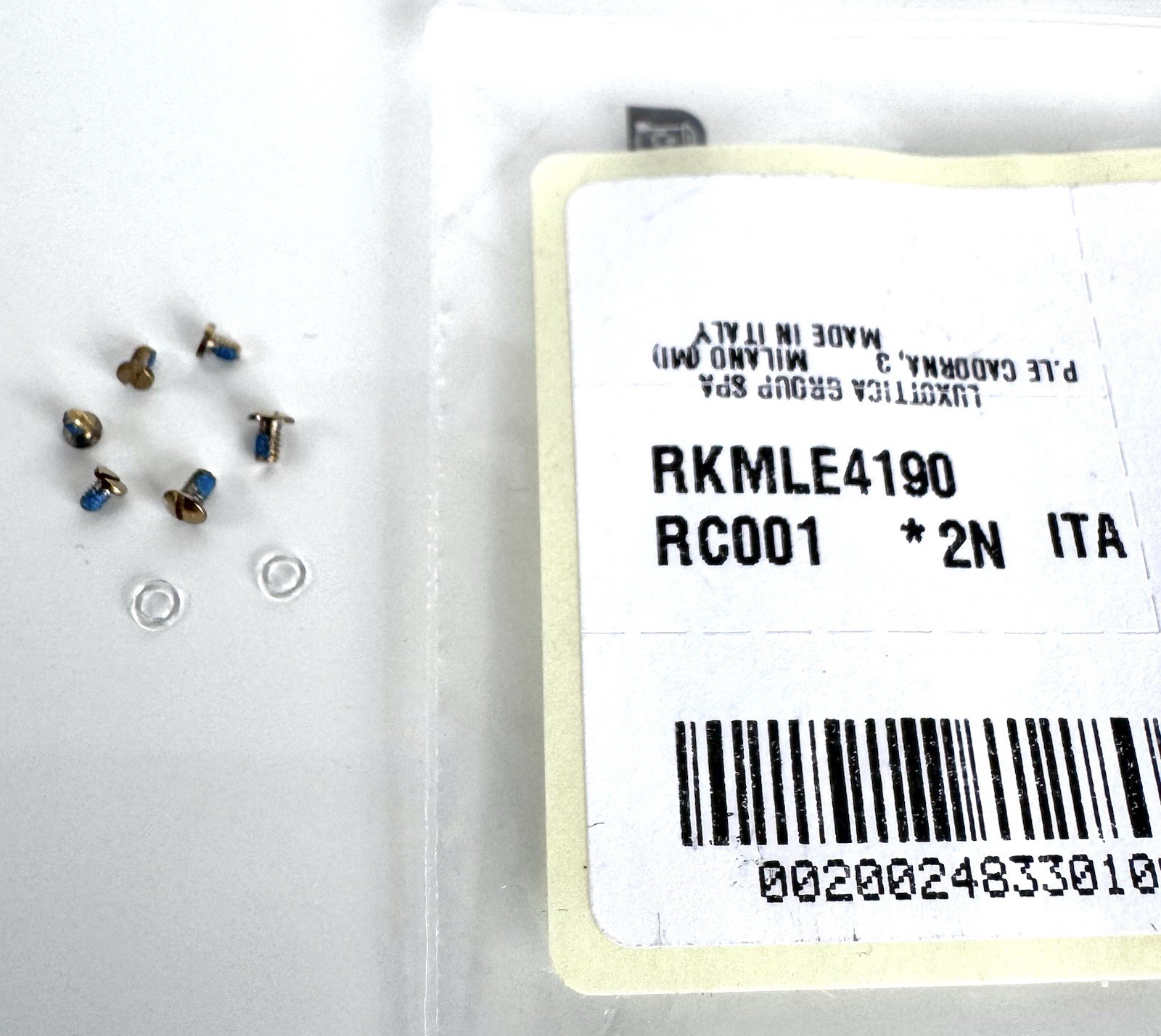 Miu Miu MU 54YS A51S Sunglasses Gold Replacement Mounting Lenses Screws Set New