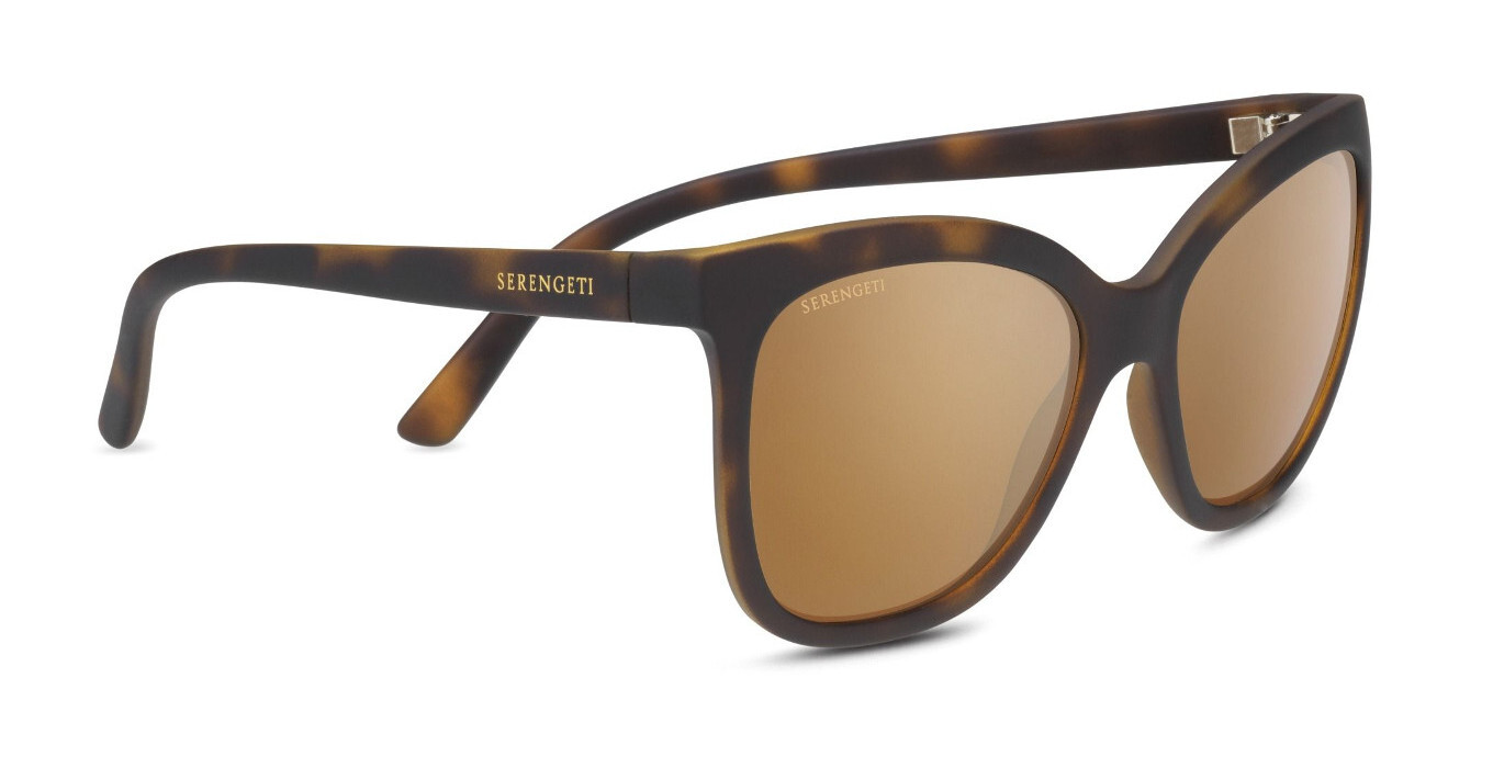 SERENGETI Agata Women’s Cat Eye Sunglasses – Mineral Glass Polarized Lens