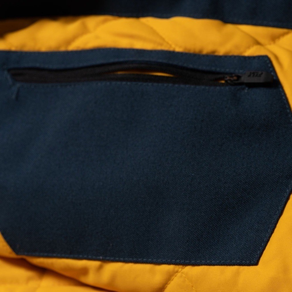 Fox Racing Moto-X Navy Machinists Bomber Coat Hood Men’s XXL, Quilted Lining EUC