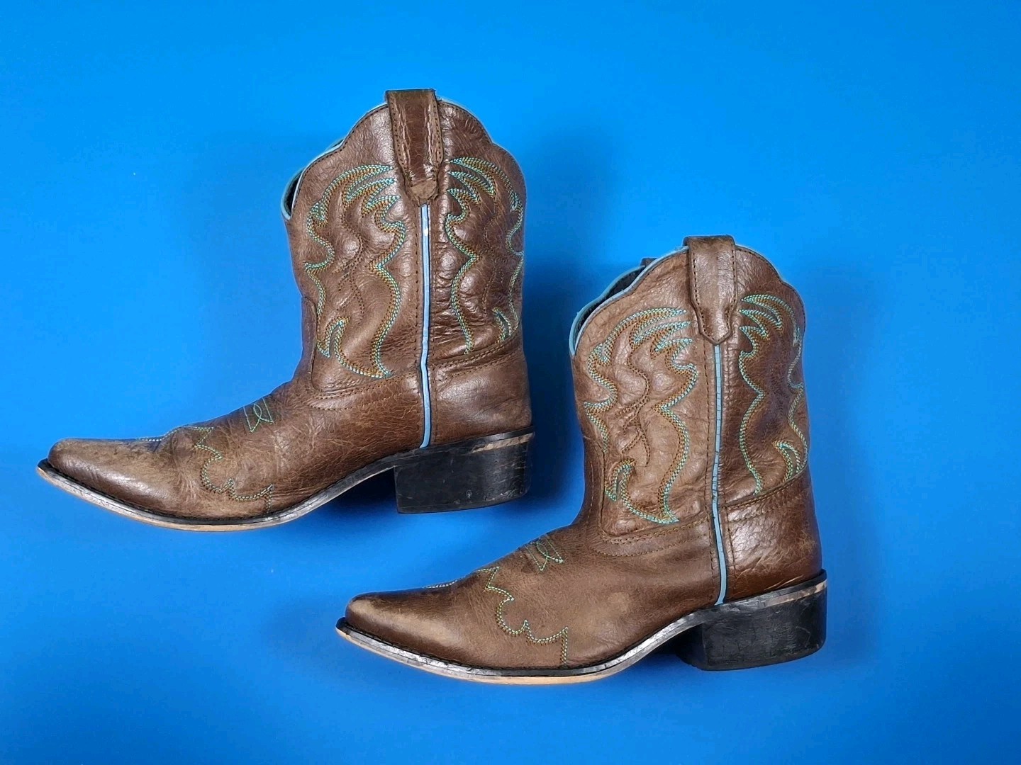 Smokey Mountain Girls “JUNIPER” #3631 Y Dark BROWN Western Cowboy Boots Size 5D