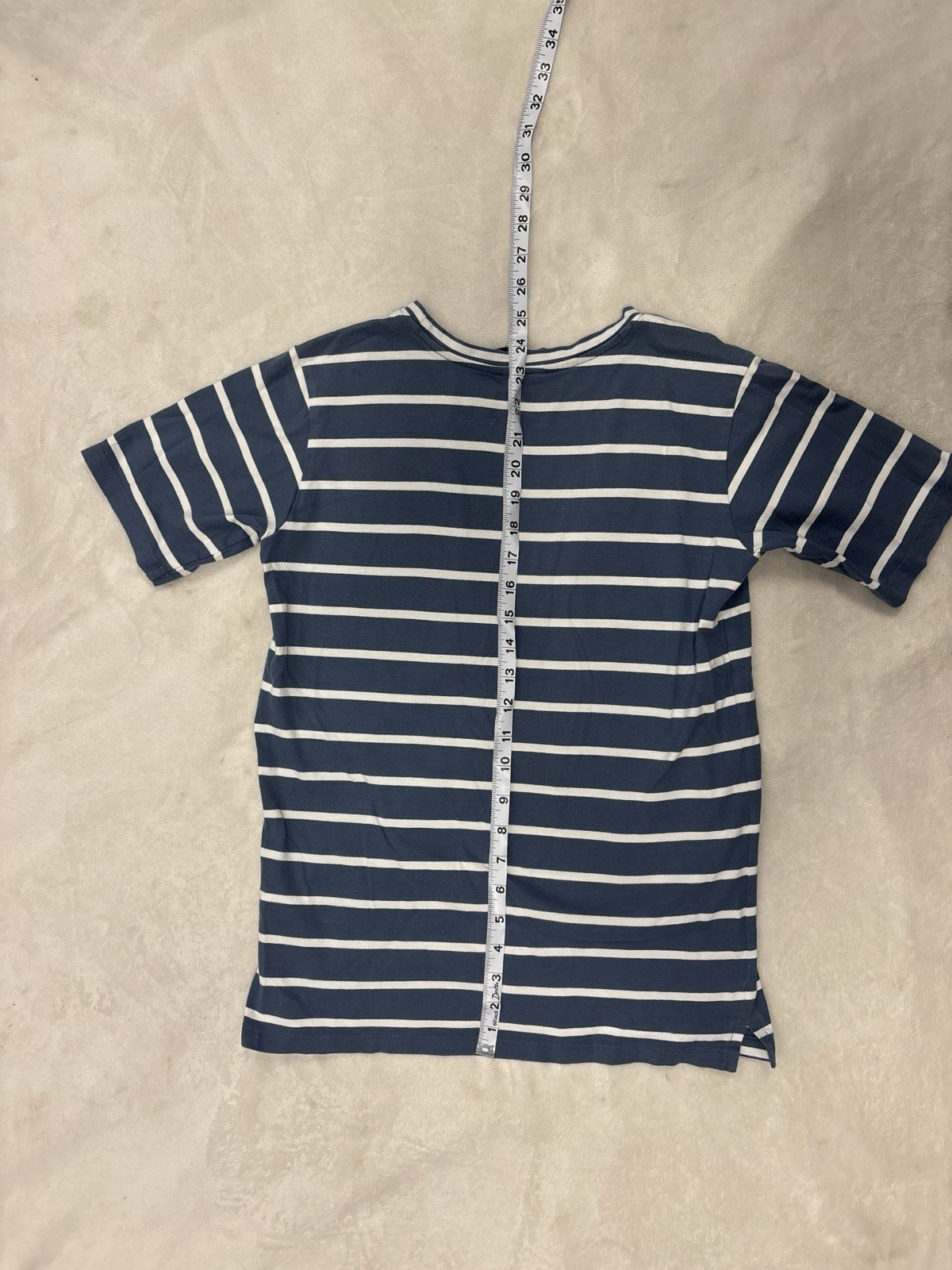 Pendleton 100% Cotton Women’s XS Navy Blue And White Stripe Tee