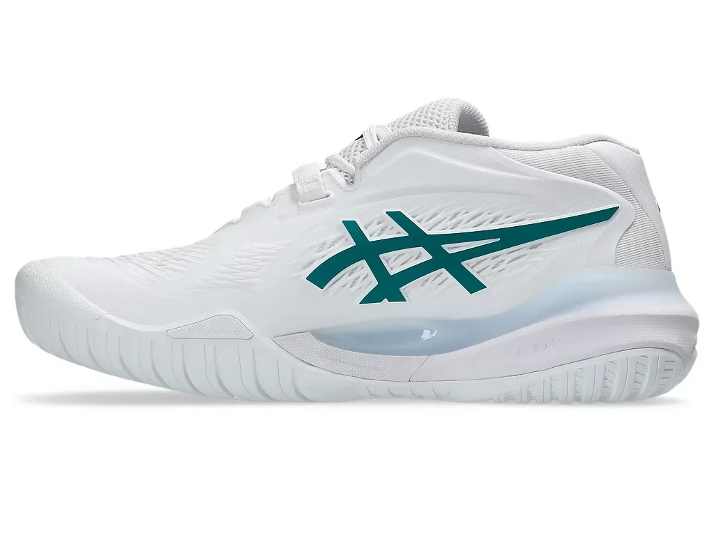 Asics Gel-Resolution 10 White Pitch Green All Court 1042A279-103 Women’s US4.5-1