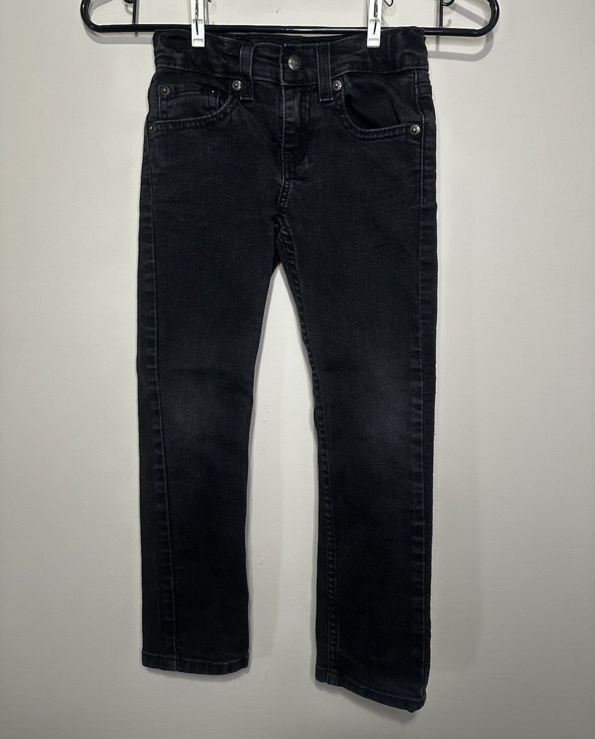 Signature by Levi Strauss & Co. S26 Kid’s Skinny Black Dark Wash Jeans Size 7