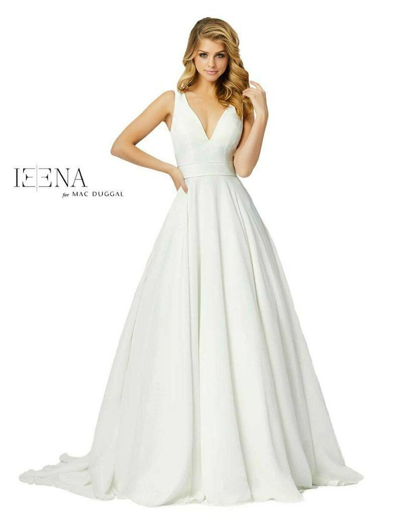 Ieena For Mac Duggal Chiffon Ballgown-Size 8 ( LK# 106A)
