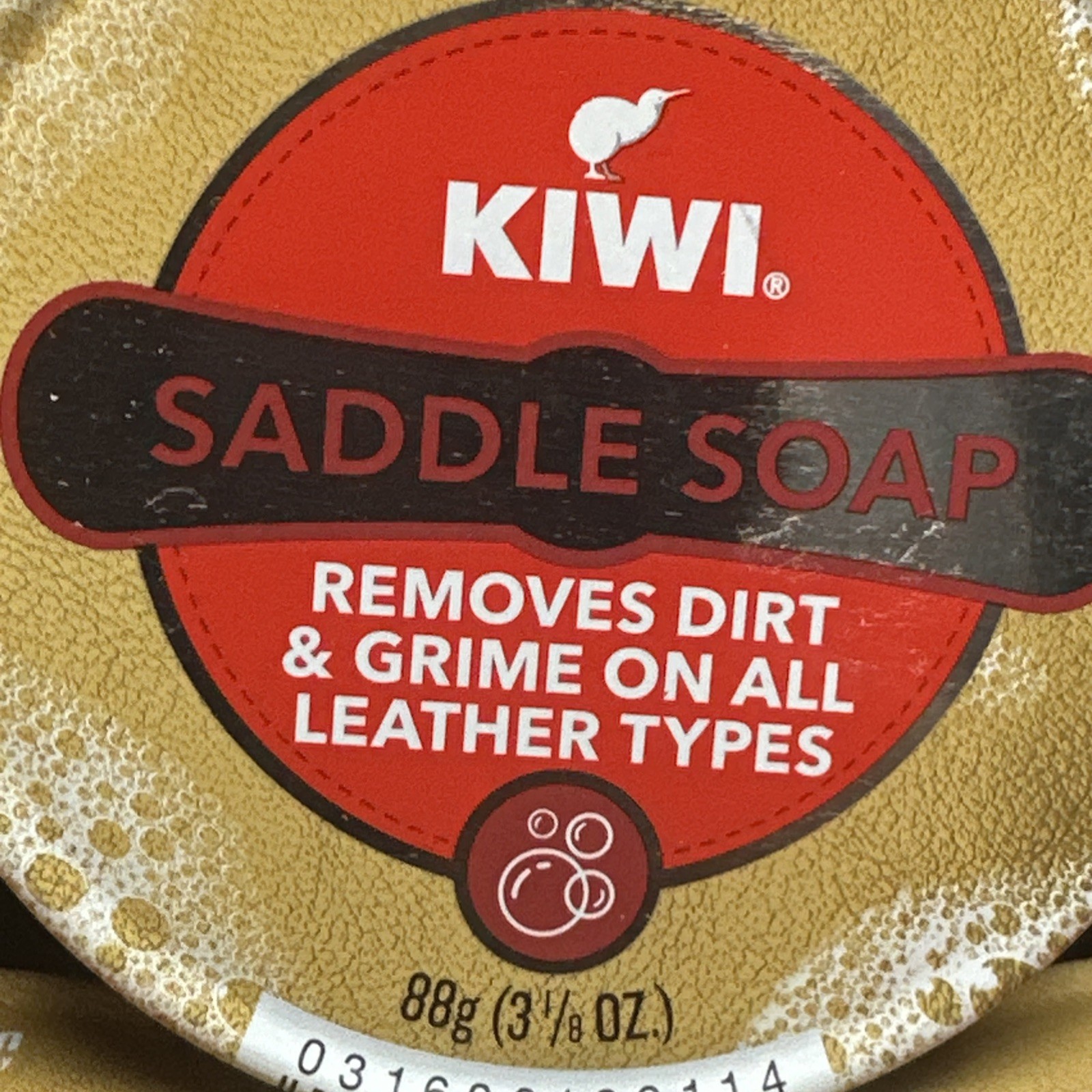 Kiwi SC Johnson SADDLE SOAP Tin 3 1/8 Ounce Paste New