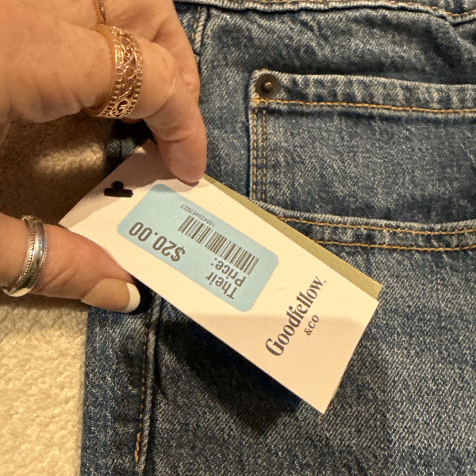 Goodfellow & Co. Men’s Jeans Straight Fit Recto 40×32 New W/Tags