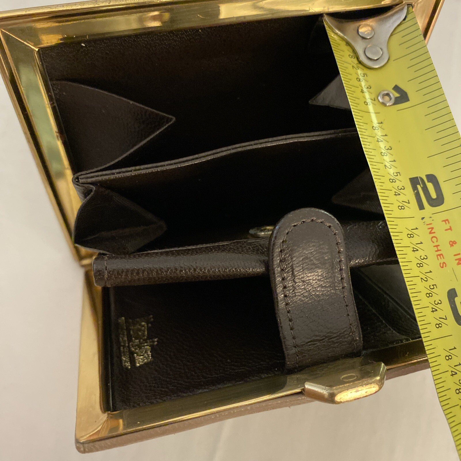 Vintage NEIMAN MARCUS West Germany Small Wallet Coin Purse Leather Rare!