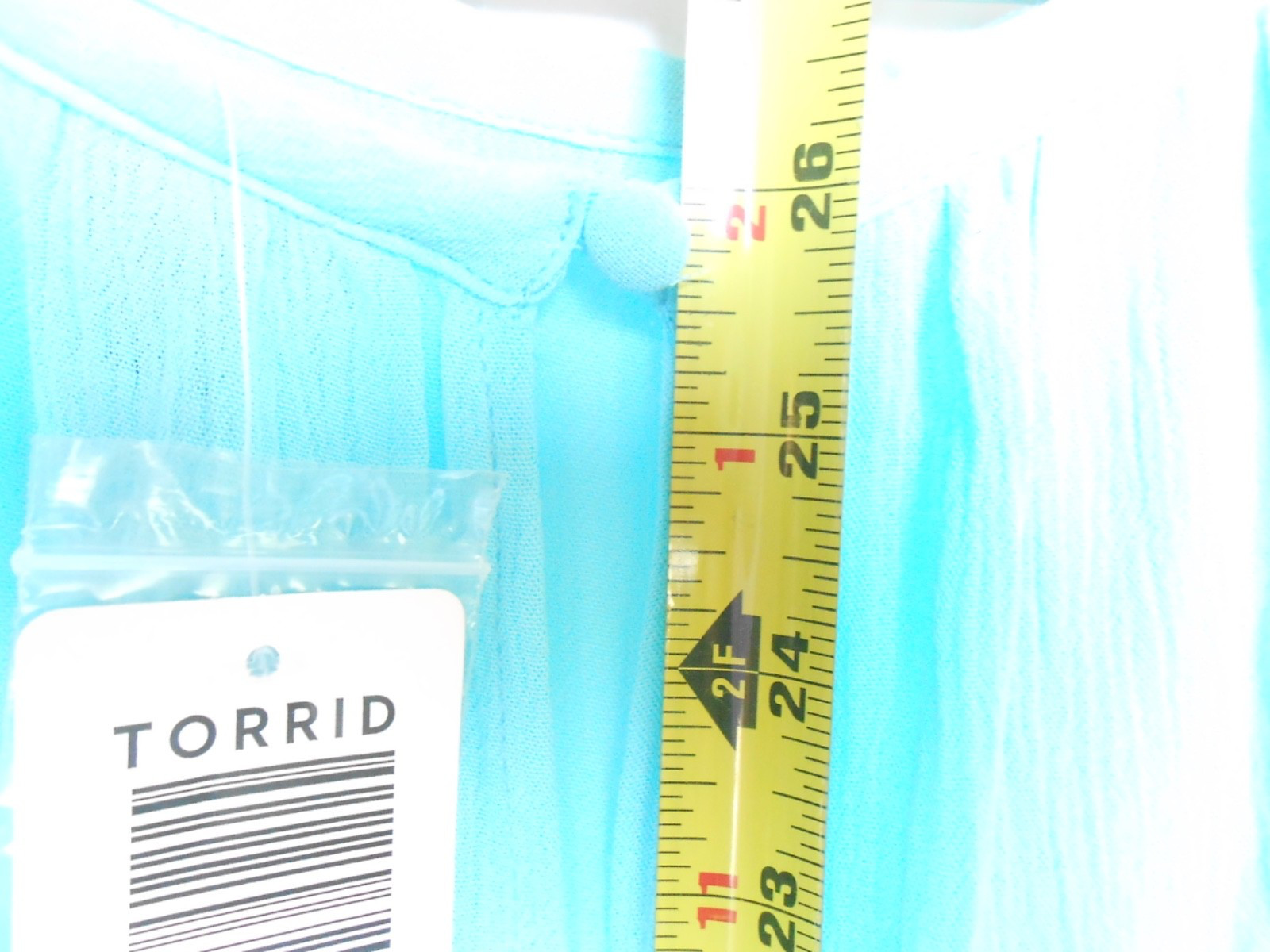 Torrid Aqua Blue Tunic Trapeze Dress Halter Rayon Lace Casual Party Cocktail NWT