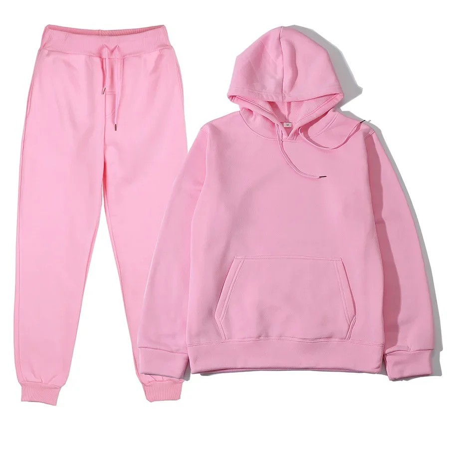 Men’s Hooded Tracksuit Set Hoodie Sweatshirt Jogger Pants Casual Sportswear