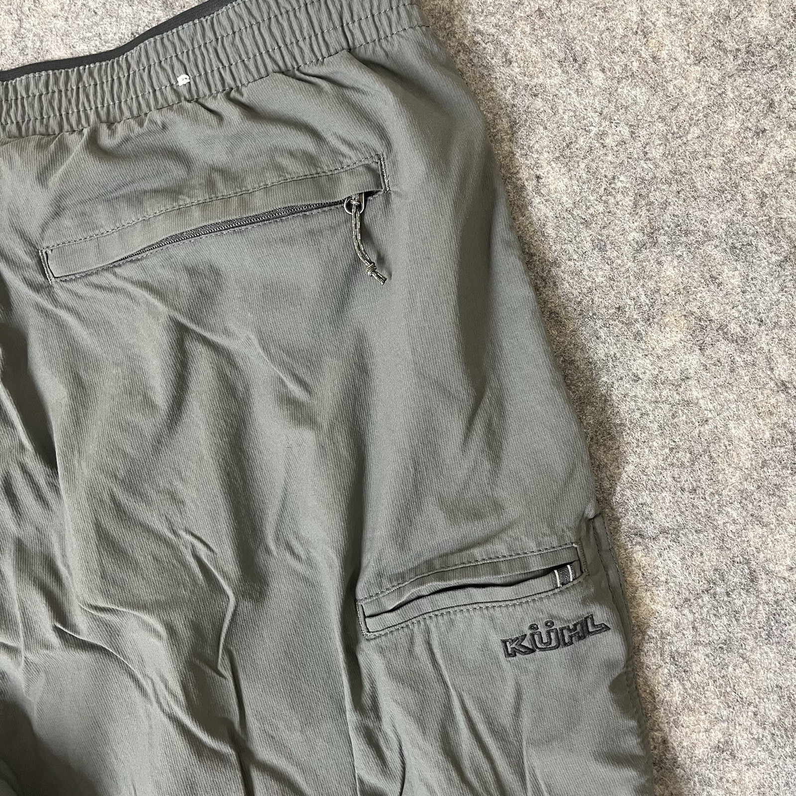Kuhl Kruiser Shorts Men’s XL 9” Inseam Ultra Light Stretch UPF Quick Dry Gray