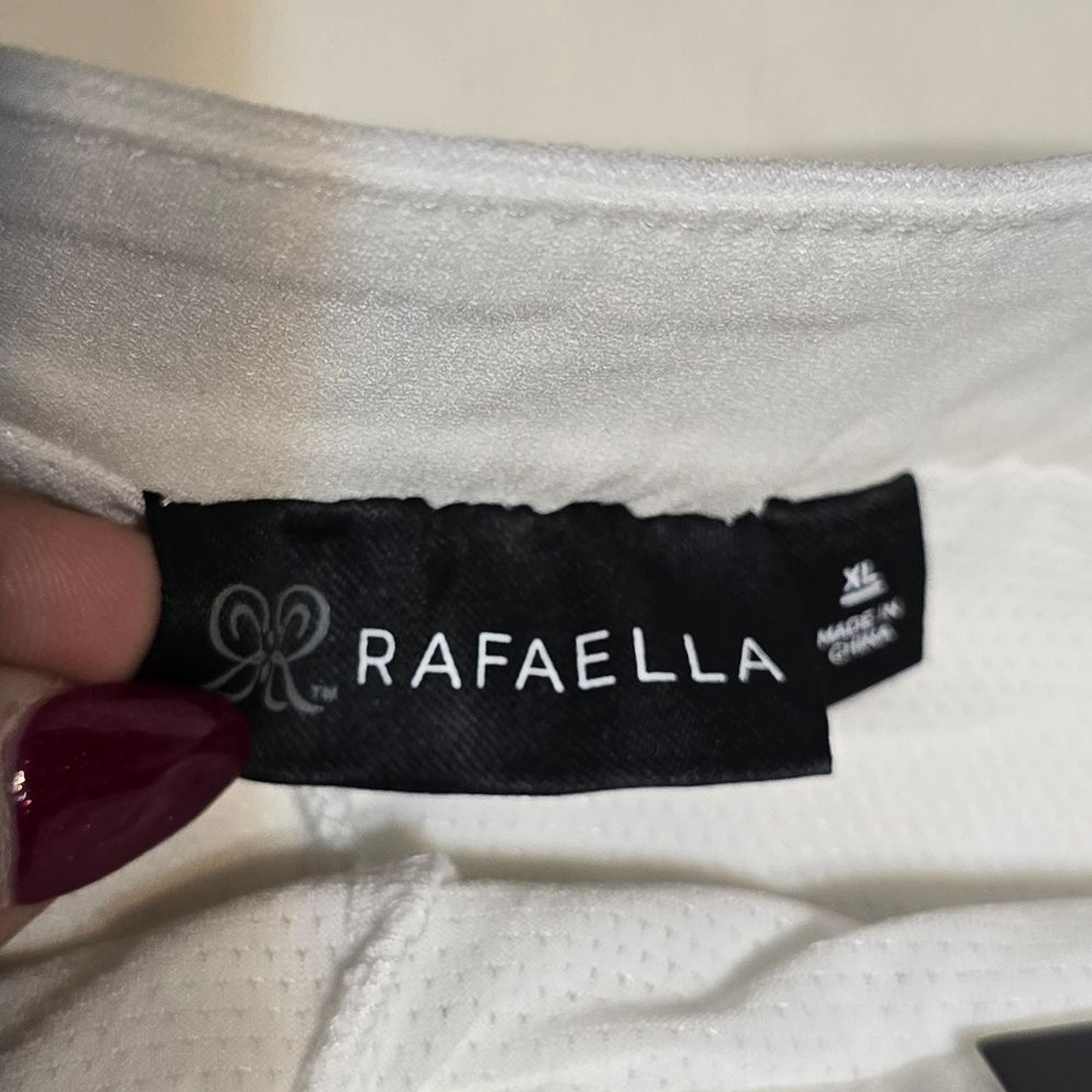 Rafaella Elegant White Skort Size XL