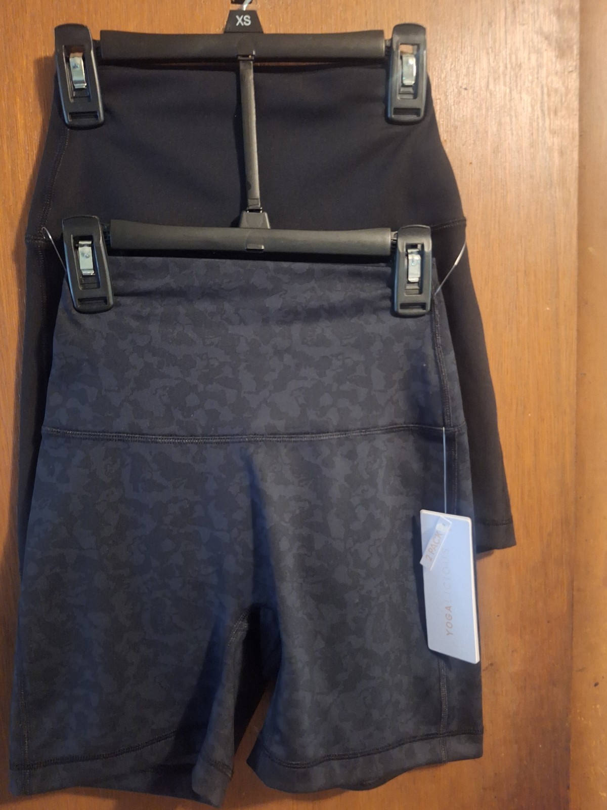 Yogalicious Lux Everyday Women’s 5″ Inseam BIKE Shorts 2pair SZ XS NWT msrp$78