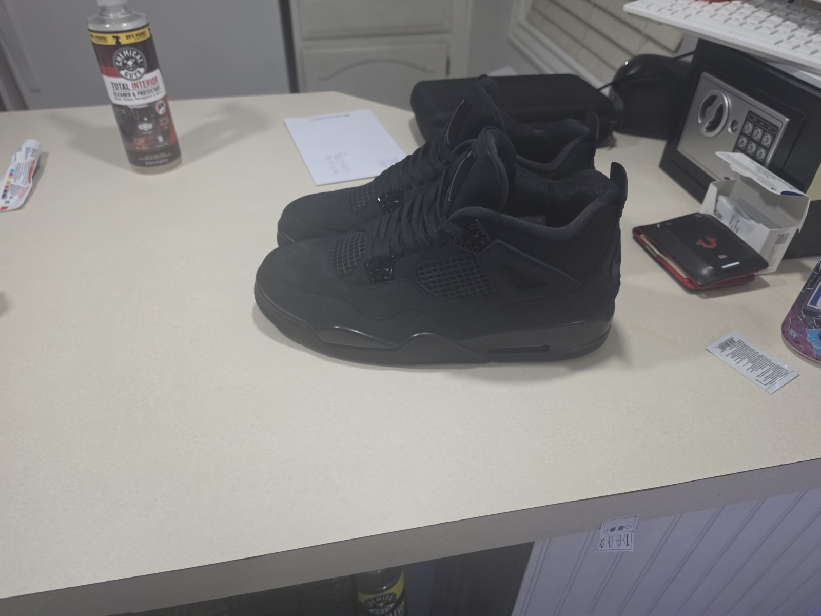 Jordan 4 Black Cat Size 14