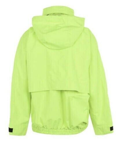 LI-NING WIND PROOF NEON MULTI POCKET HOODED COAT JACKET SIZE XL RRP £175 B9
