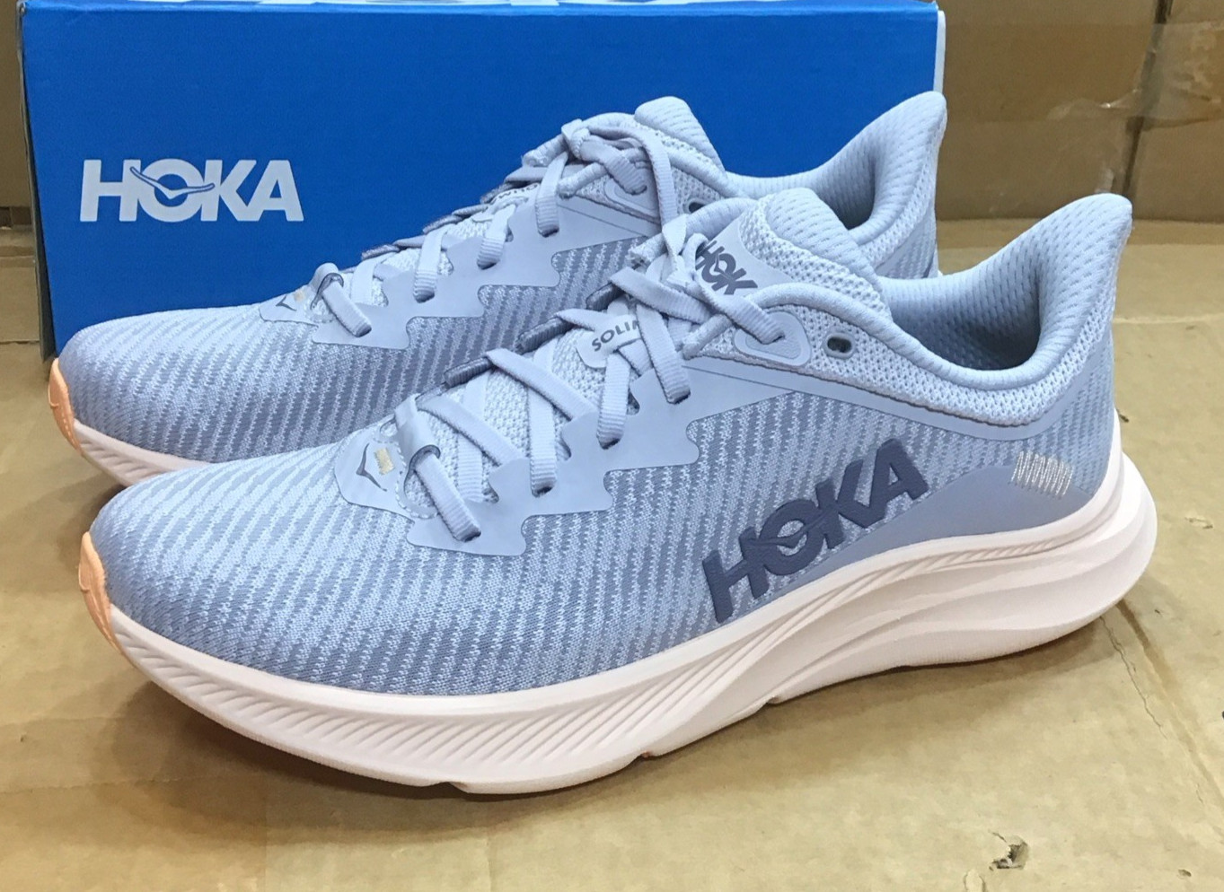 Hoka One One Solimar Purple Blue Orange Running Shoe Womens 1123075 CYTN