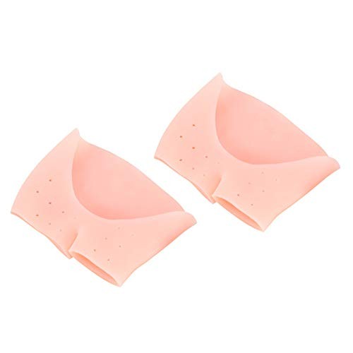 2 Pairs Forefoot Pads Metatarsal Cushions Support, Silicone Ball of Foot Skin